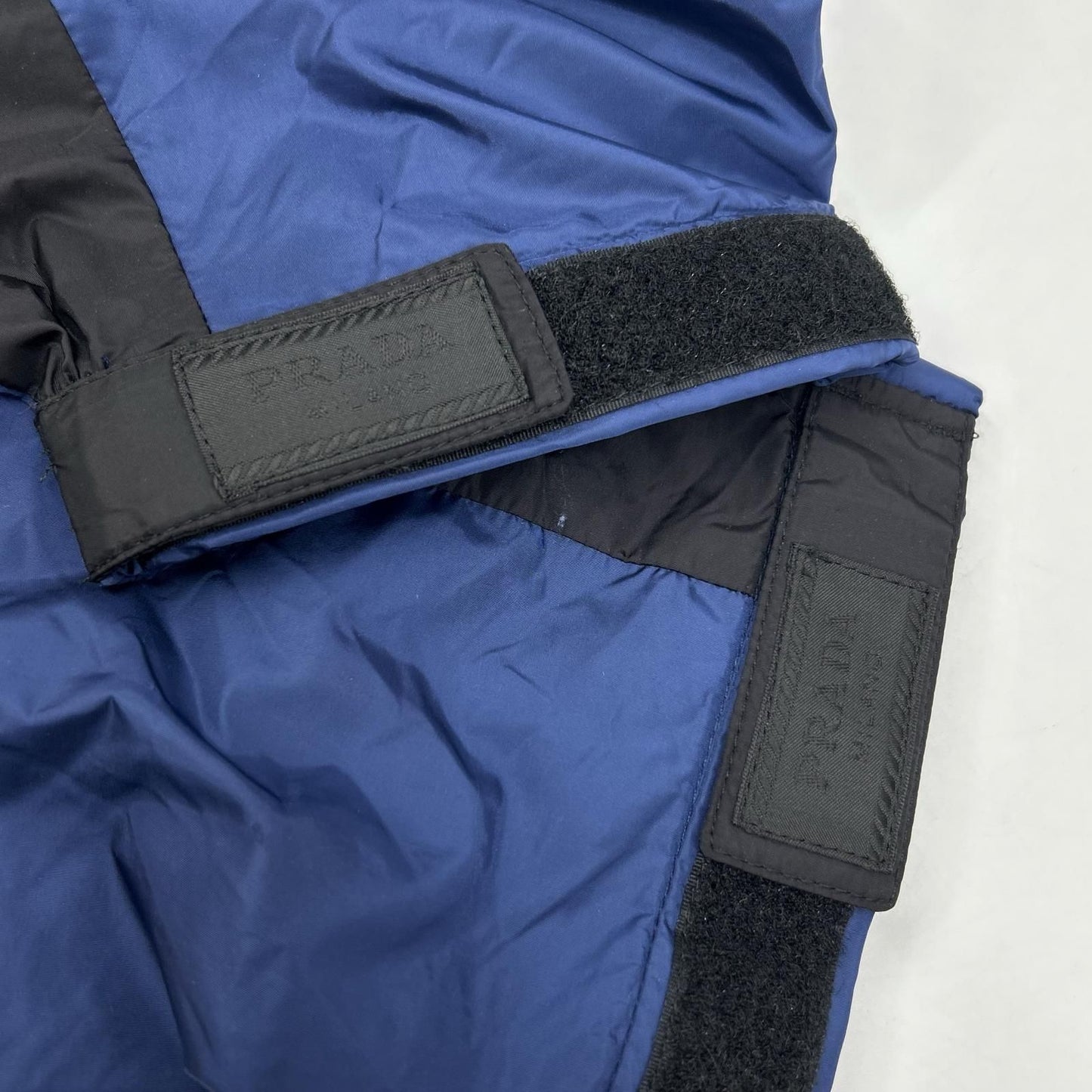 Prada Blue Nylon Side Line Track Pants XS — view 8