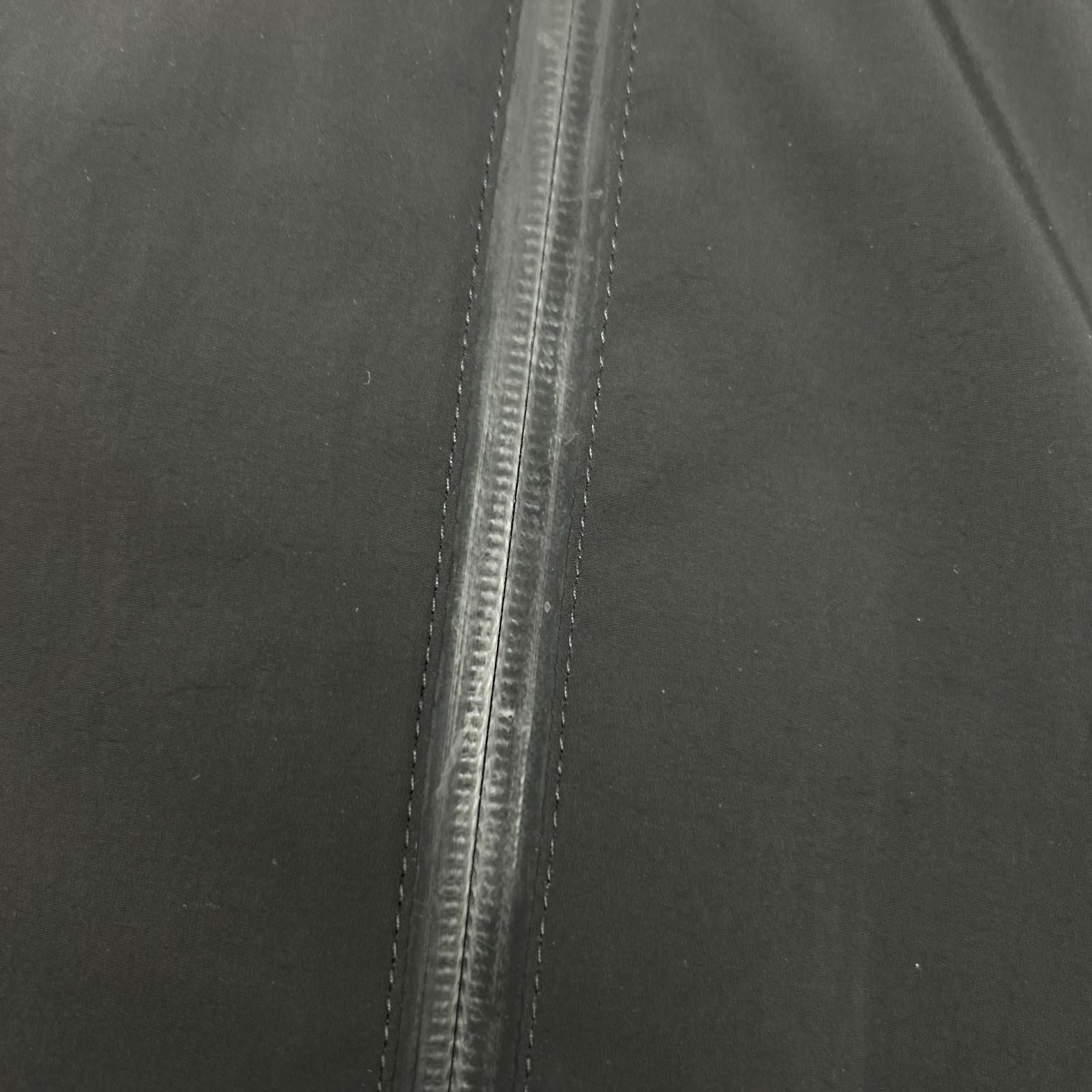 Prada Sports Black Nylon Wool Elbow Patch Knit Contrast Hooded Jacket 48 — view 8