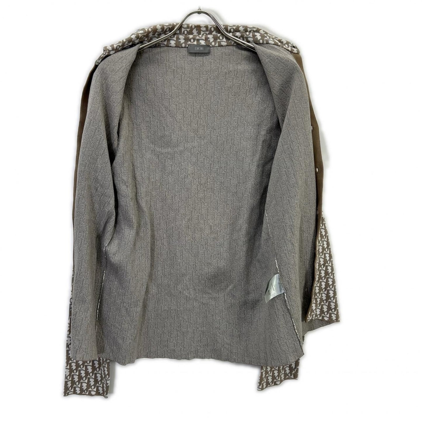 Dior 20 Brown Oblique Cotton Total Pattern Shirt — view 3