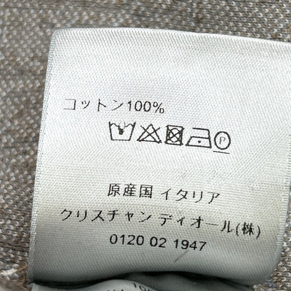 Dior 20 Brown Oblique Cotton Total Pattern Shirt — view 6