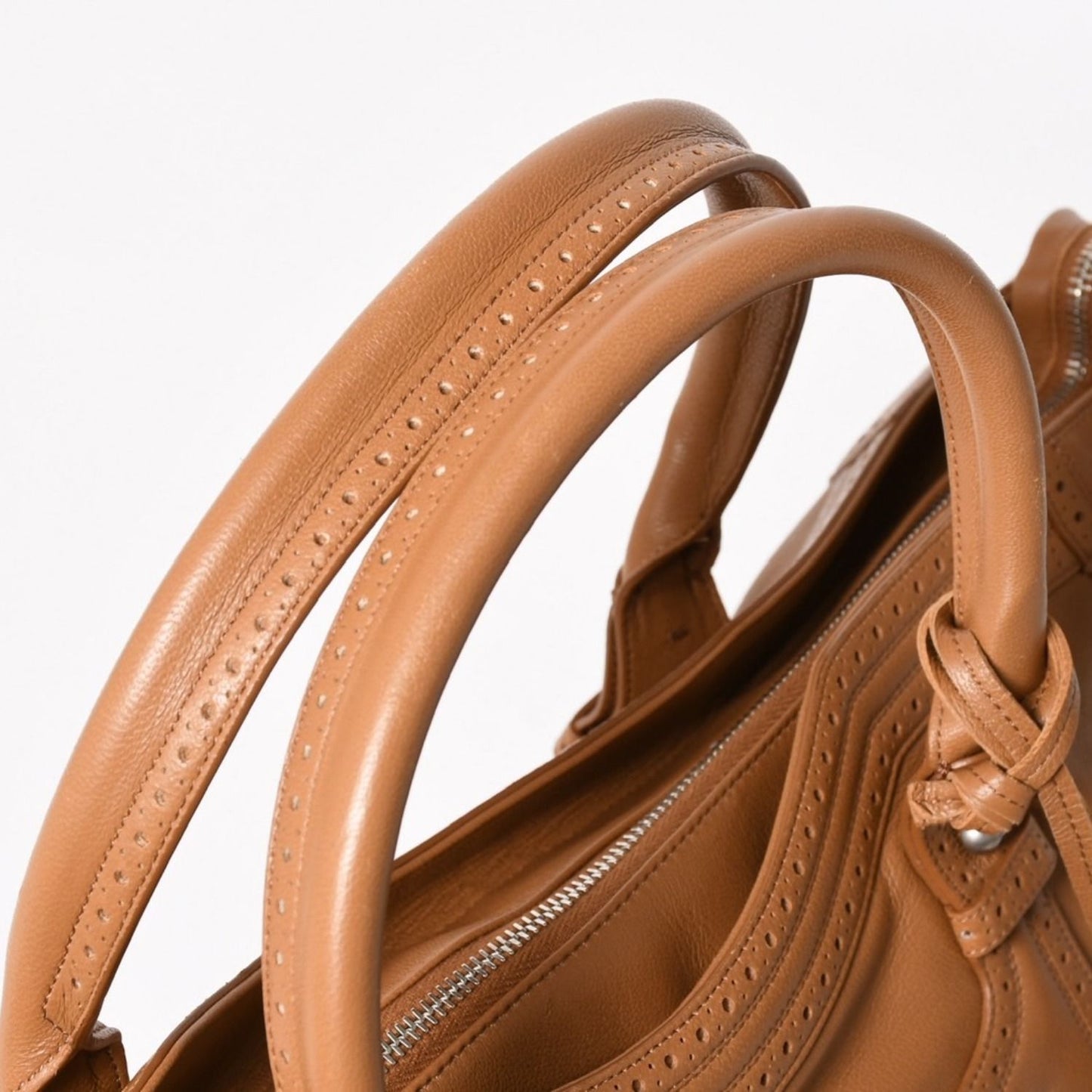 Balenciaga Riva City 2-Way Shoulder Bag Brown Leather — view 6
