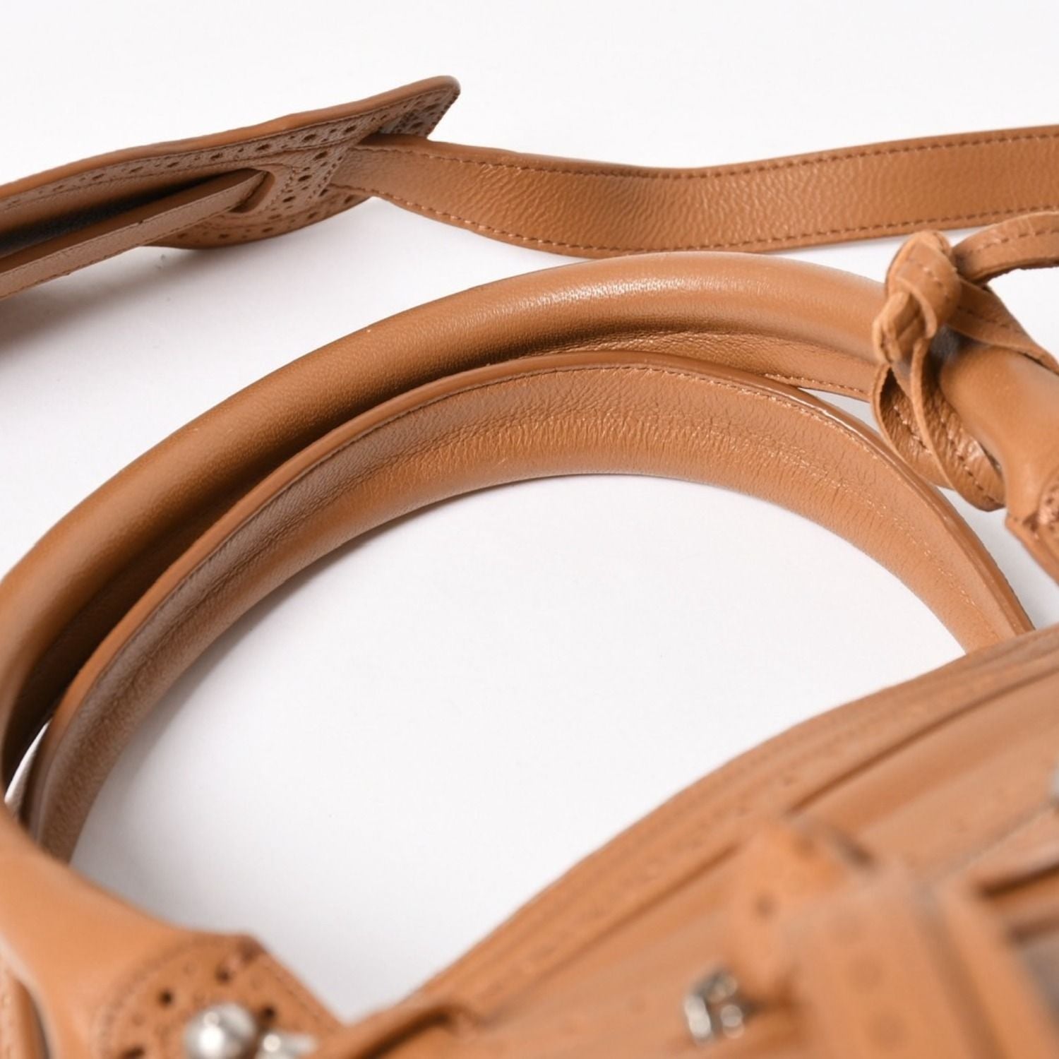 Balenciaga Riva City 2-Way Shoulder Bag Brown Leather — view 7