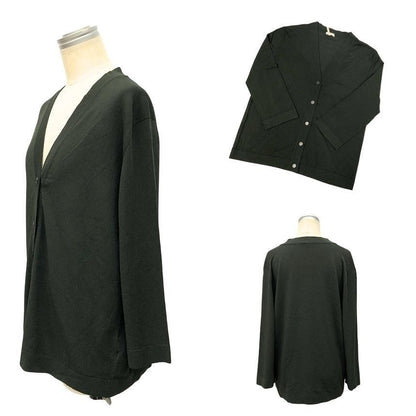 Hermes Cardigan L Quarter Sleeve Series Button Khaki Martin Margiela Era Vintage — view 2