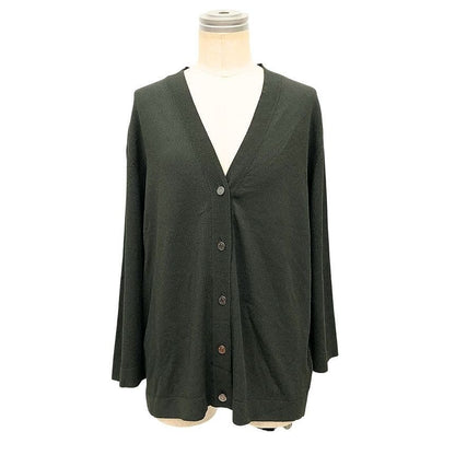 Hermes Cardigan L Quarter Sleeve Series Button Khaki Martin Margiela Era Vintage