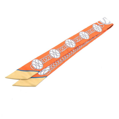 Hermes Scarf Twilly Scarves Orange — view 3