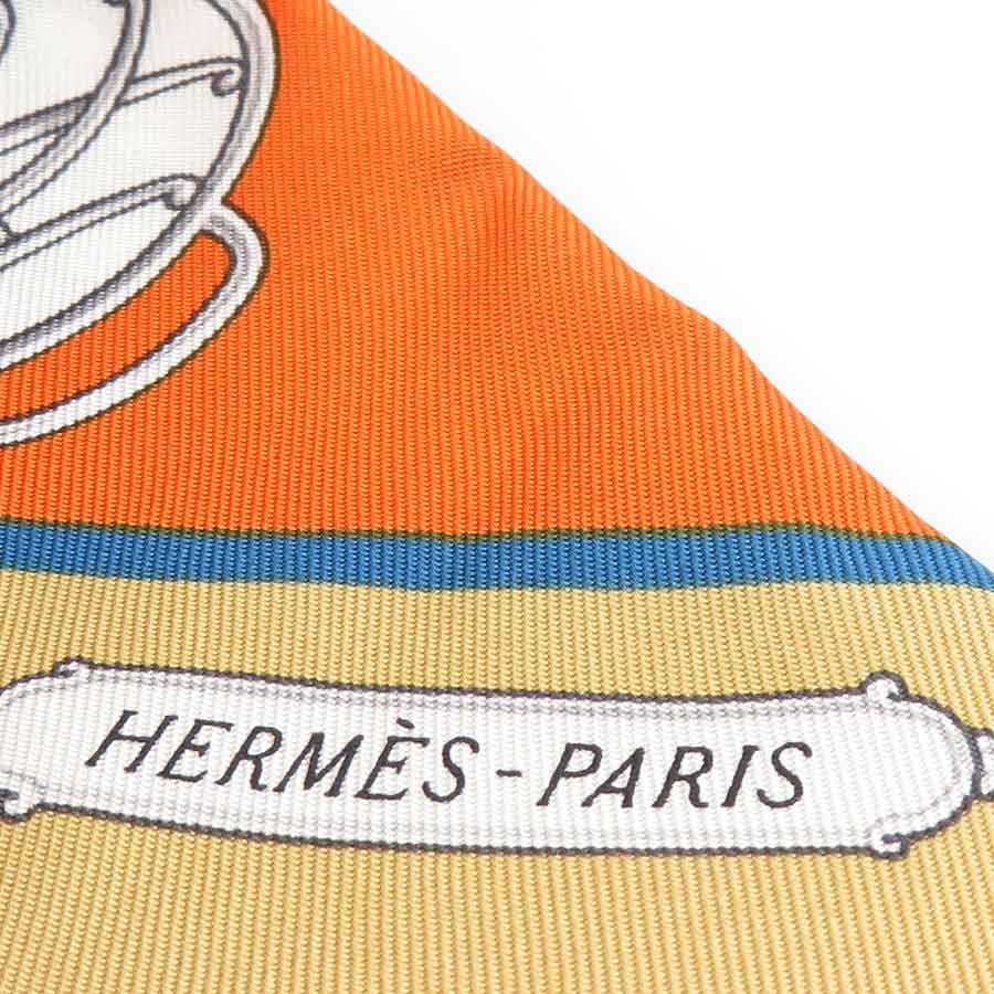 Hermes Scarf Twilly Scarves Orange — view 6