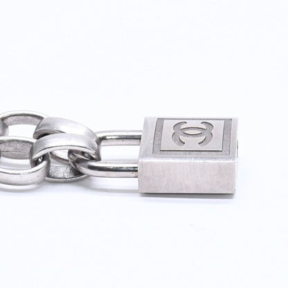 Chanel Necklace Silver Chain CC Logo Metal — view 6