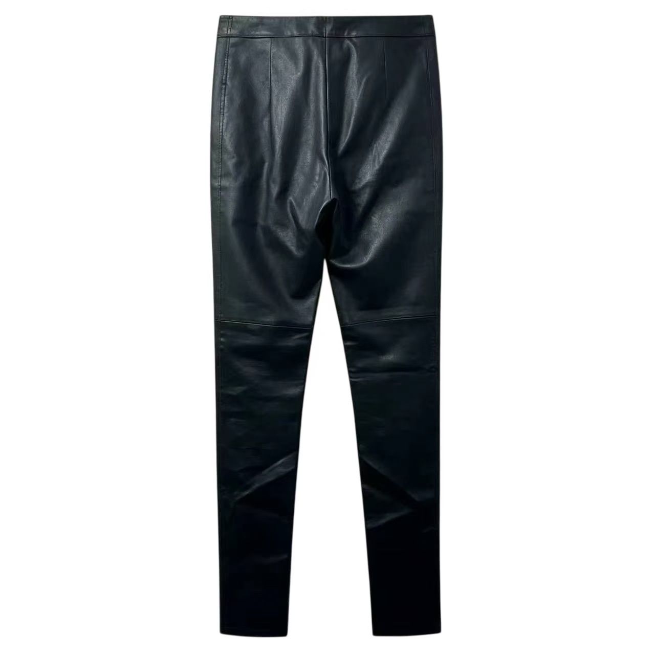 Fendi Pants Leather Black 44 — view 3