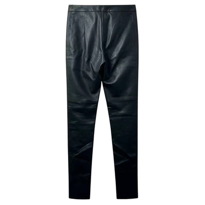 Fendi Pants Leather Black 44 — view 3