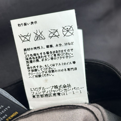 Fendi Pants Leather Black 44 — view 6