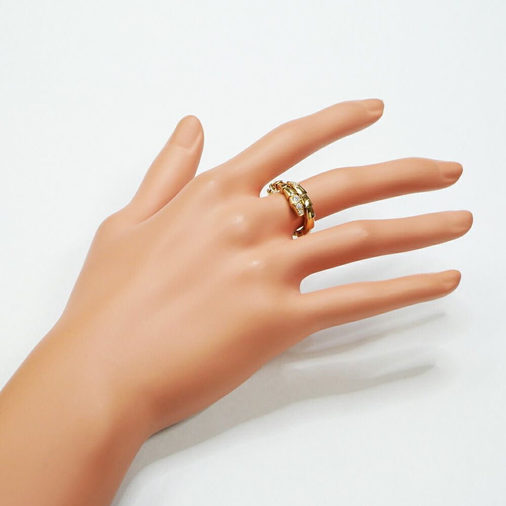 Bvlgari Serpenti Viper Ring 18K Diamond Regular Box — view 6