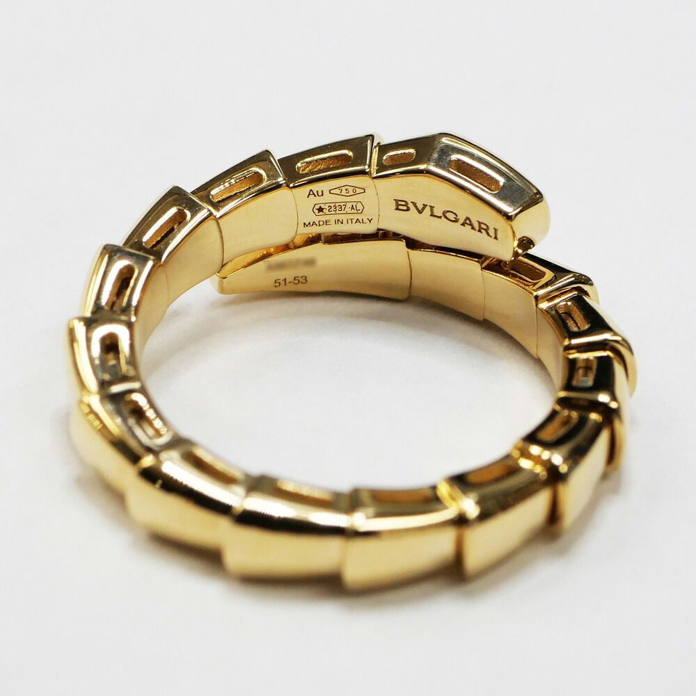Bvlgari Serpenti Viper Ring 18K Diamond Regular Box — view 2