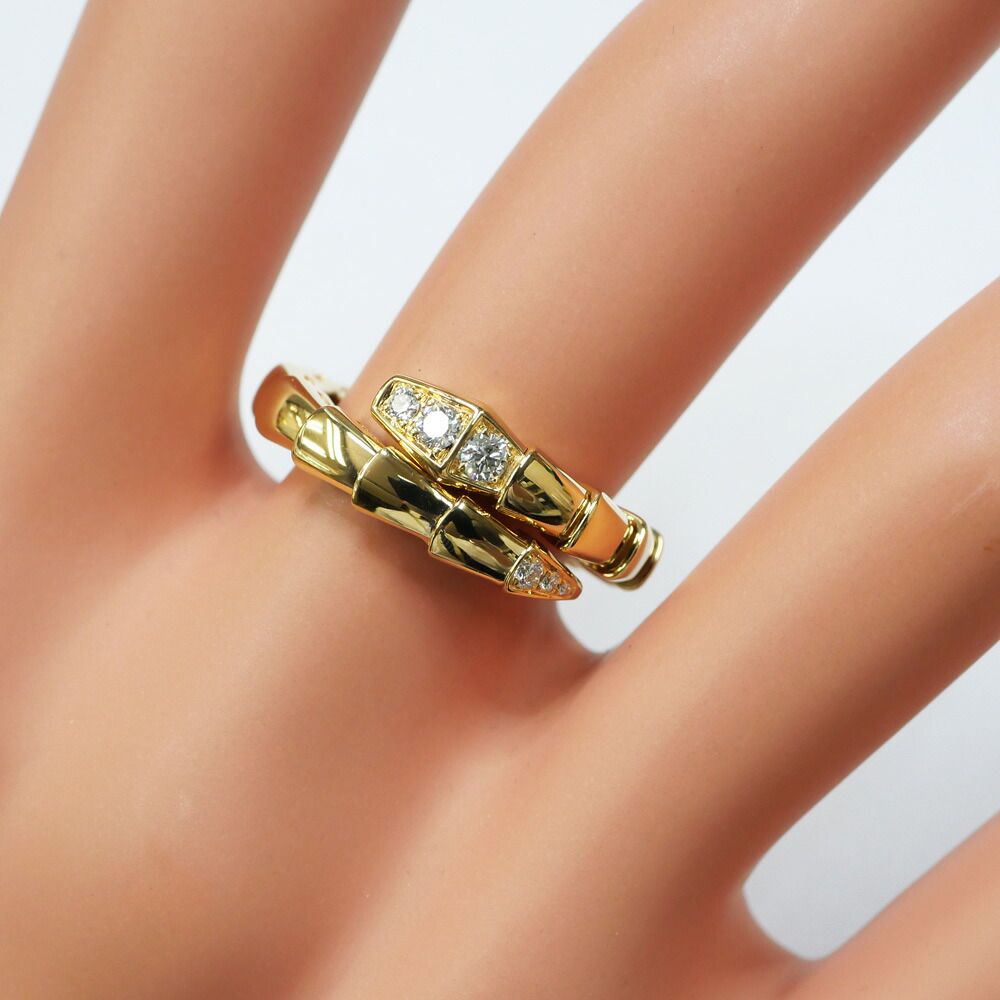 Bvlgari Serpenti Viper Ring 18K Diamond Regular Box — view 5