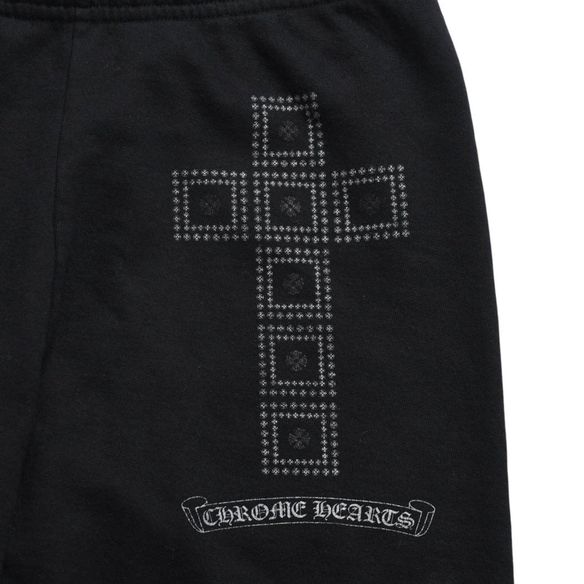 Chrome Hearts Framed Cross Sweatpants CH Logo Vintage English Scroll Label — view 7