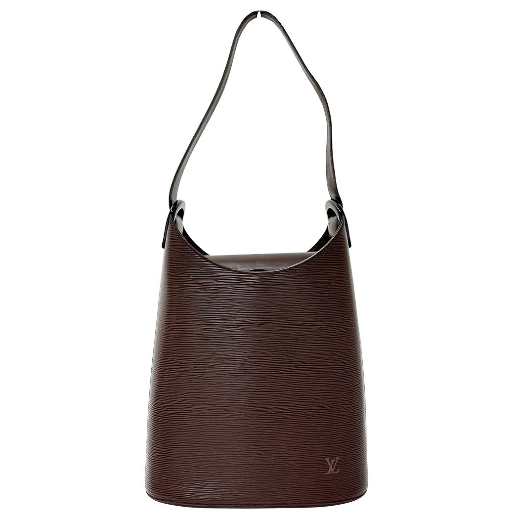 Louis Vuitton Epi Shoulder Bag Versomoca Brown
