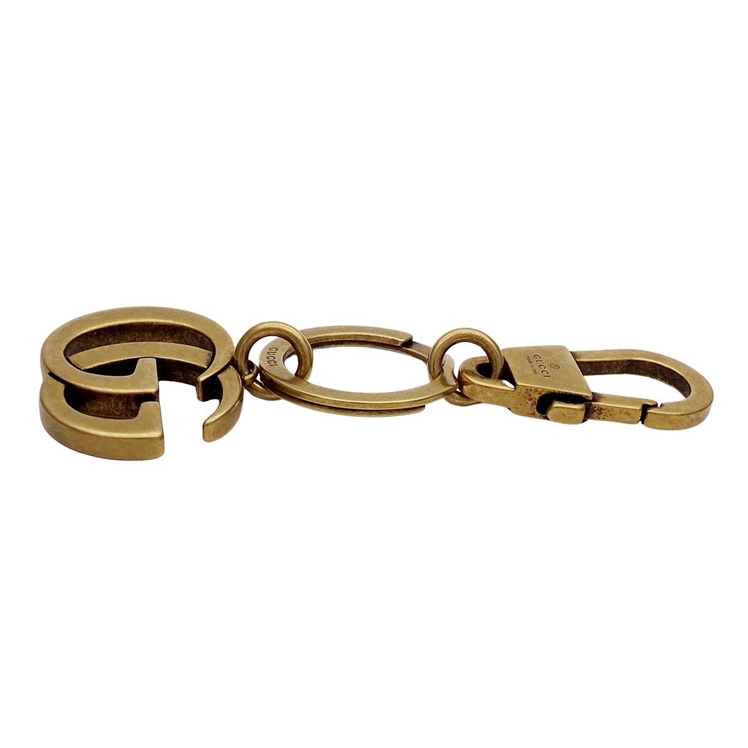 Gucci Key Holder GG Marmont Gold Bag Charm Key Ring — view 3