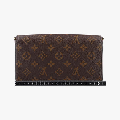 Louis Vuitton Pochette Felicie Monogram Brown Canvas Shoulder — view 2