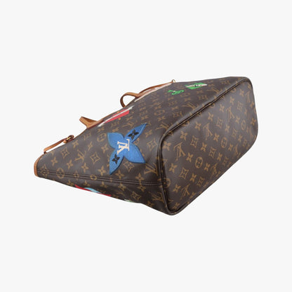 Louis Vuitton Neverfull MM Monogram Brown Multi Canvas — view 7