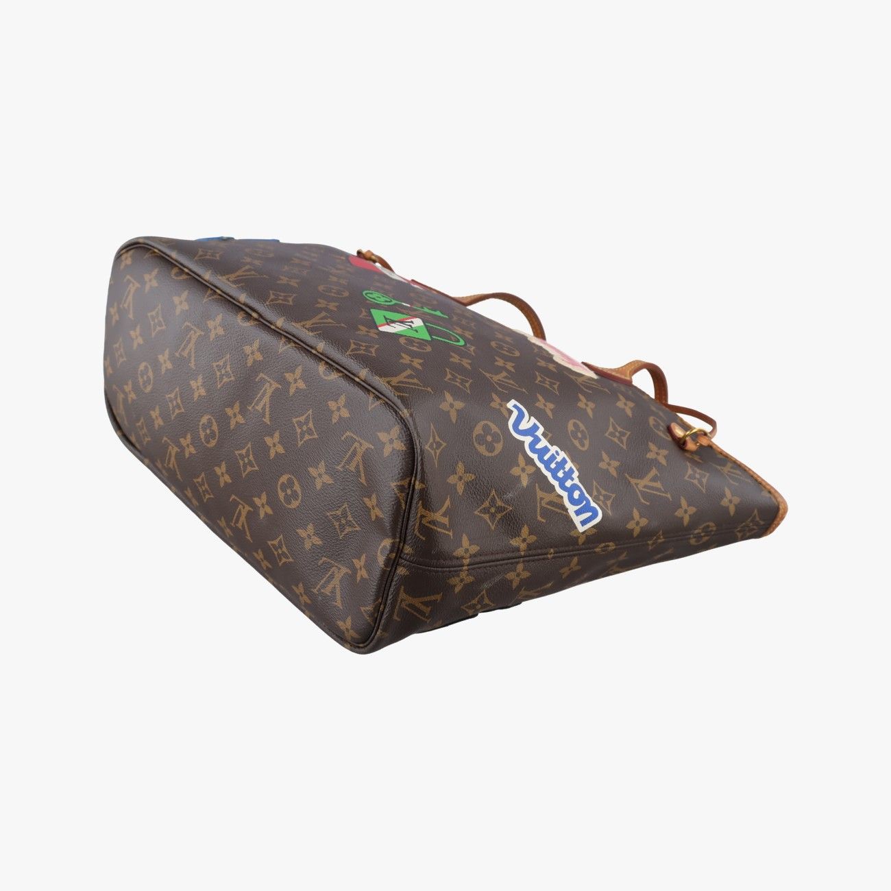 Louis Vuitton Neverfull MM Monogram Brown Multi Canvas — view 6