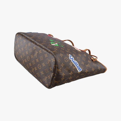 Louis Vuitton Neverfull MM Monogram Brown Multi Canvas — view 6