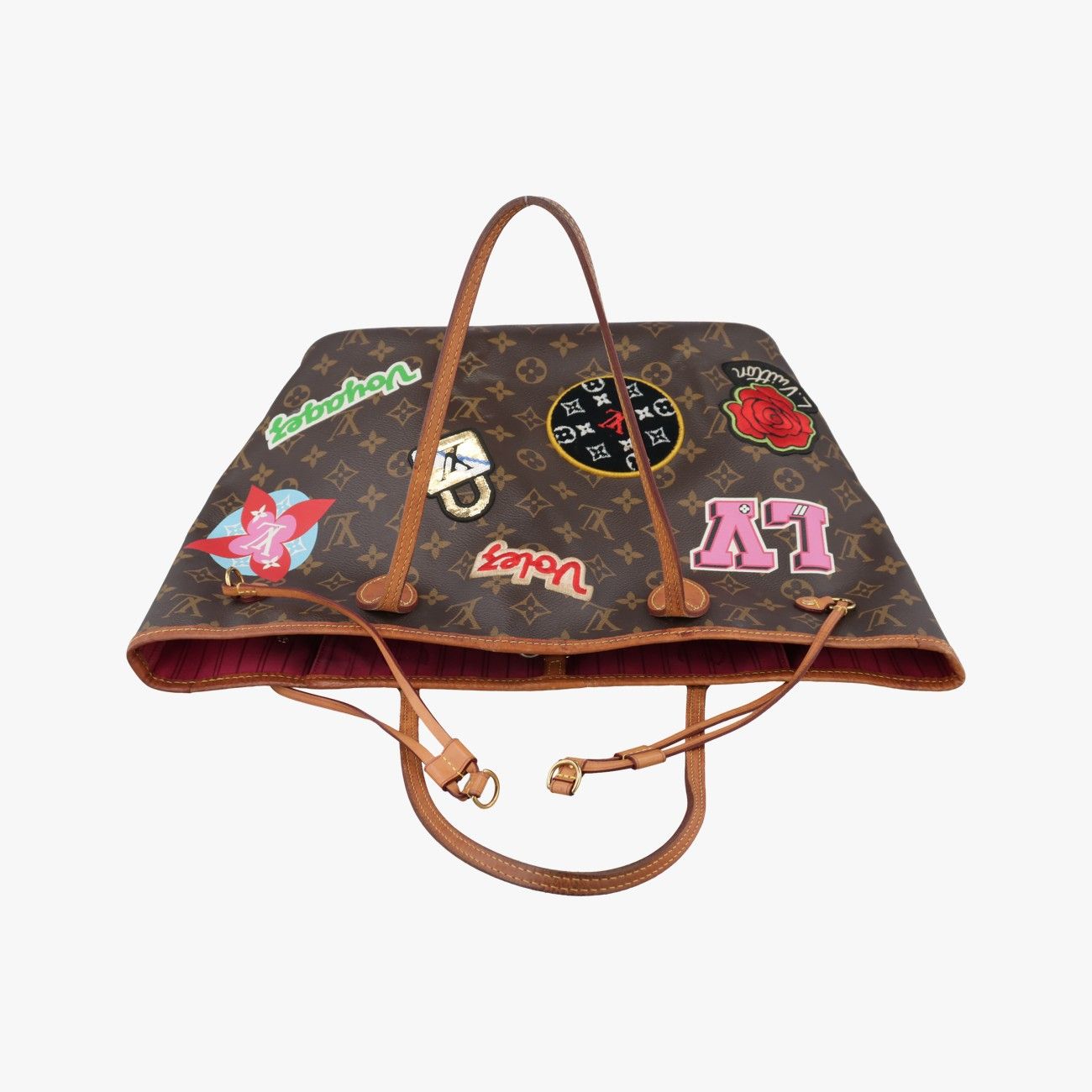 Louis Vuitton Neverfull MM Monogram Brown Multi Canvas — view 8