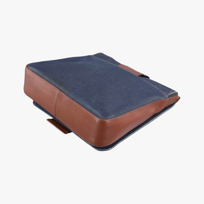 Dior Street Chic Brown Blue Canvas Leather Shoulder — view 6