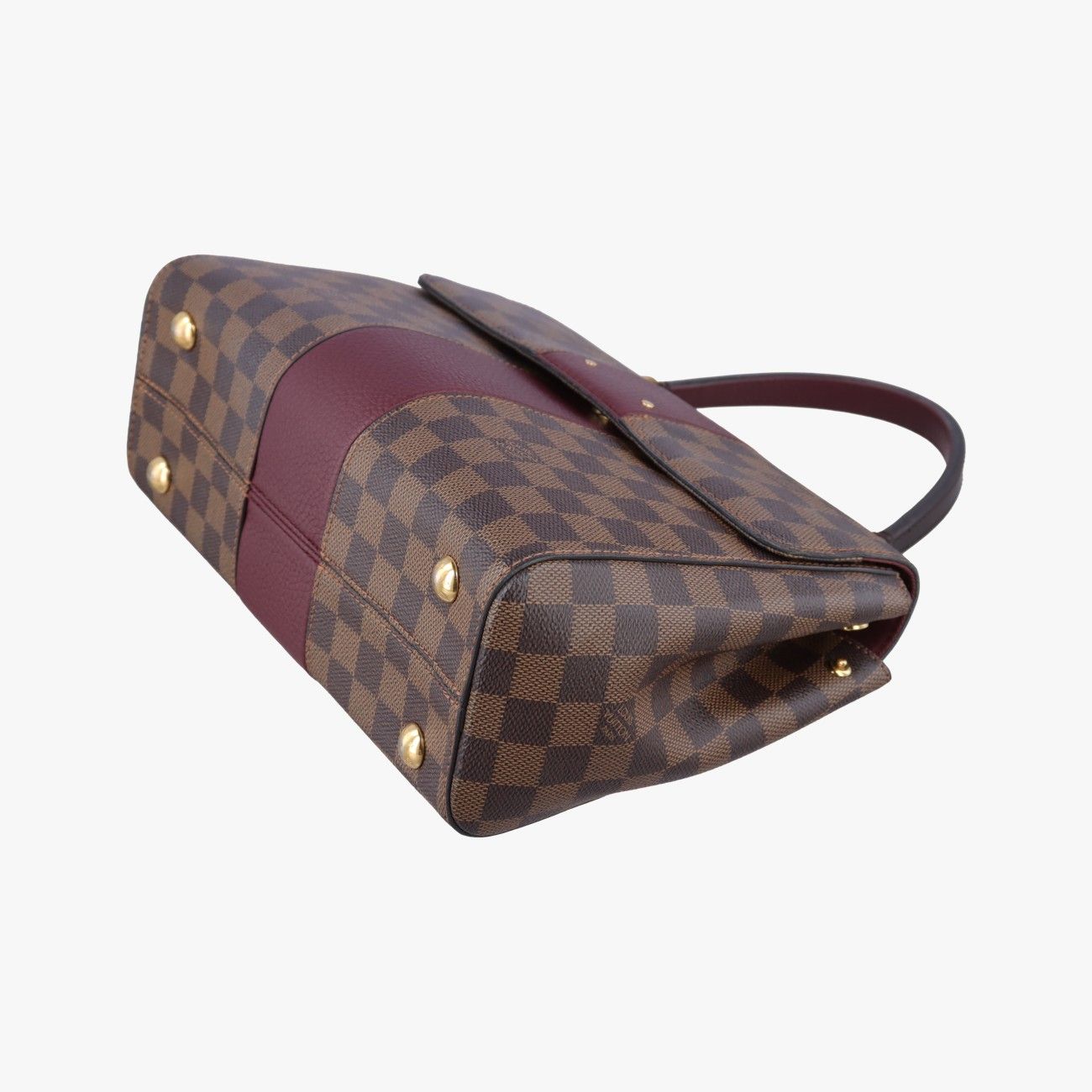 Louis Vuitton Bond Street Ebene Bordeaux Damier Canvas Taurillon Leather — view 4