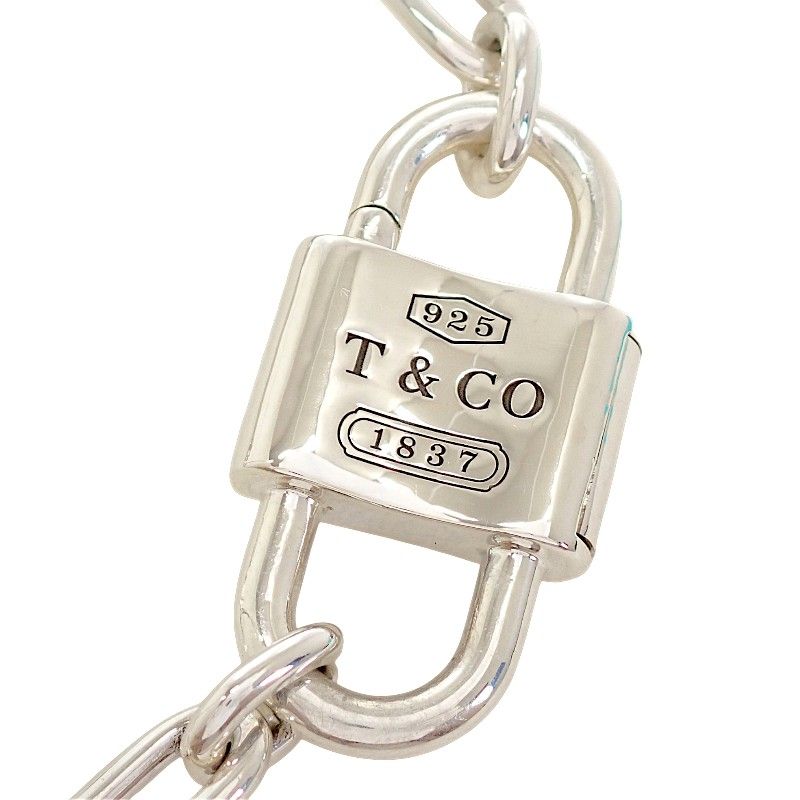 Tiffany & Co Large Double Lock XXL Bracelet Included 925 Sterling Silver — view 3