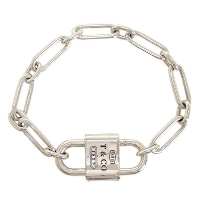 Tiffany & Co Large Double Lock XXL Bracelet Included 925 Sterling Silver — view 2