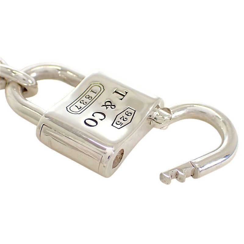 Tiffany & Co Large Double Lock XXL Bracelet Included 925 Sterling Silver — view 5
