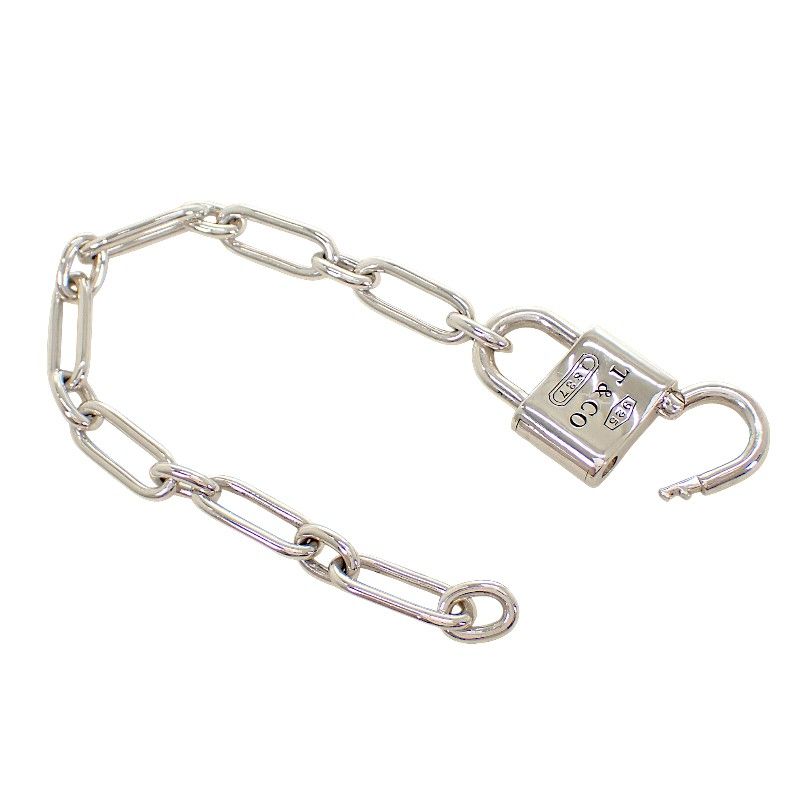 Tiffany & Co Large Double Lock XXL Bracelet Included 925 Sterling Silver — view 6