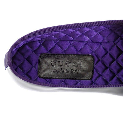 Gucci Ribbon Patent Loafers Black 8 — view 6