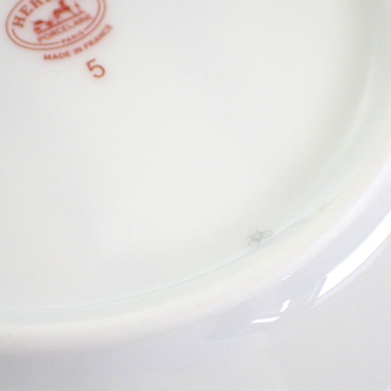 Hermes Guadalquivir Bread Plate No5 No6 Set of 2 Tableware Ceramic Kitchen — view 6