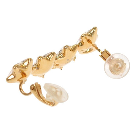 Gucci Script Logo Single Earring Included Gold Plated Star — view 8