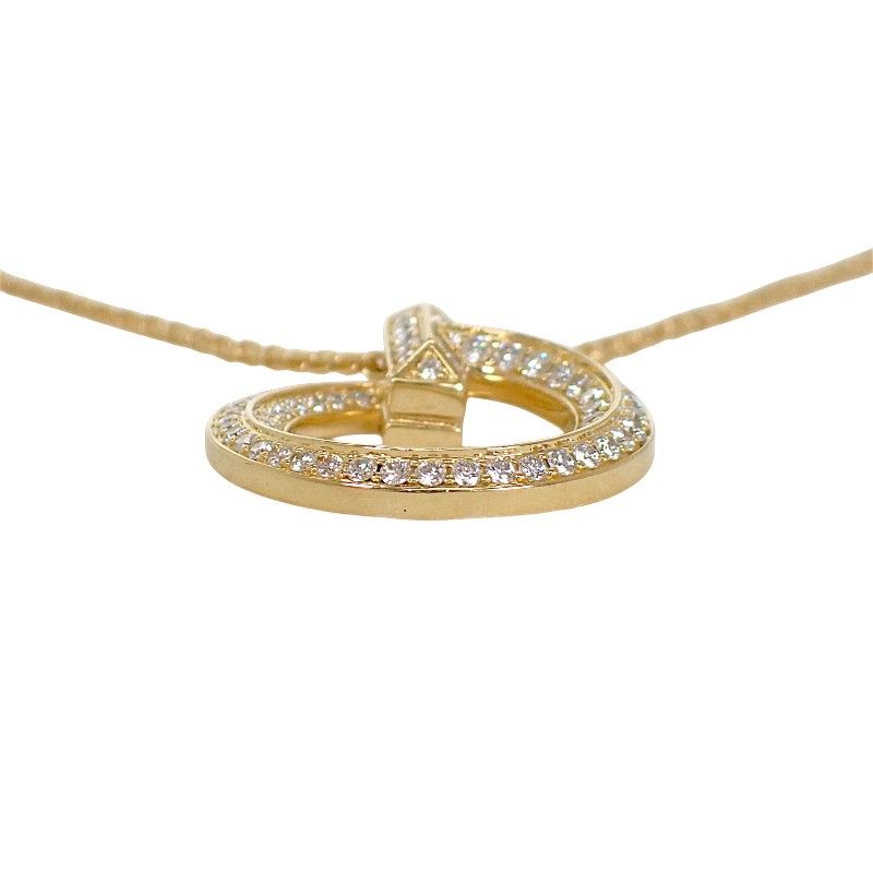Tiffany & Co T One Circle Pendant Included 18K Gold Diamond — view 4