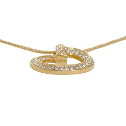 Tiffany & Co T One Circle Pendant Included 18K Gold Diamond — view 4