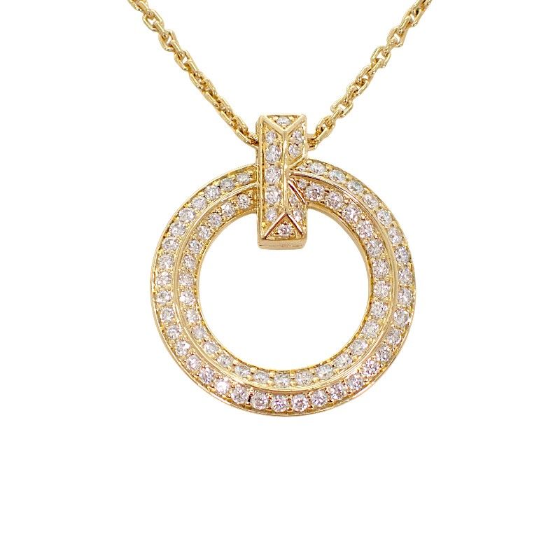 Tiffany & Co T One Circle Pendant Included 18K Gold Diamond — view 2