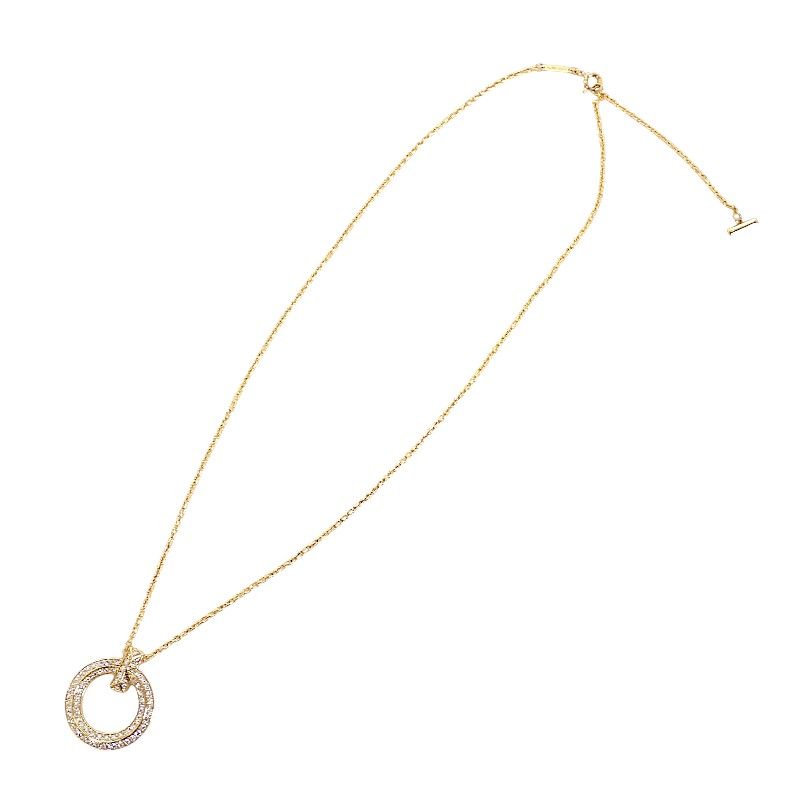 Tiffany & Co T One Circle Pendant Included 18K Gold Diamond — view 6