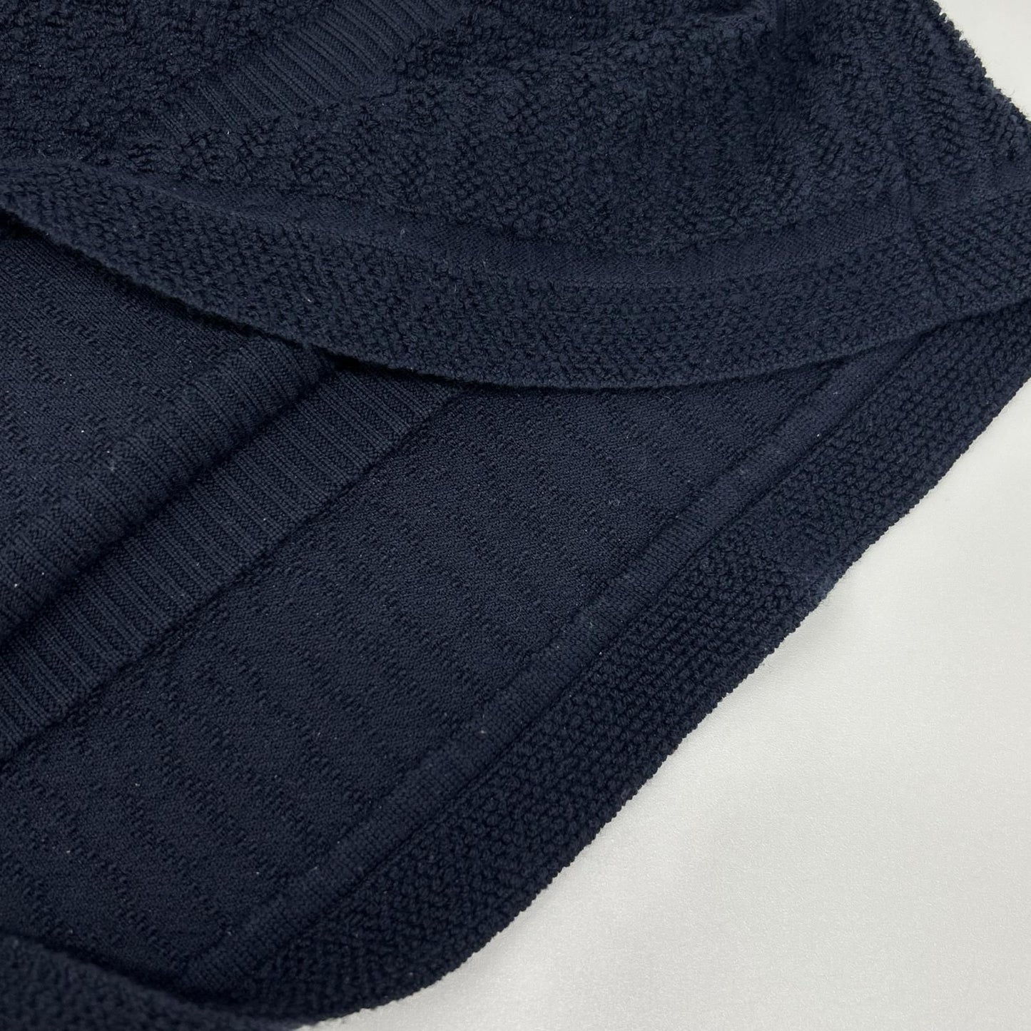 Chanel Navy Pile CC Logo Button Tosuri Bu Dress — view 9