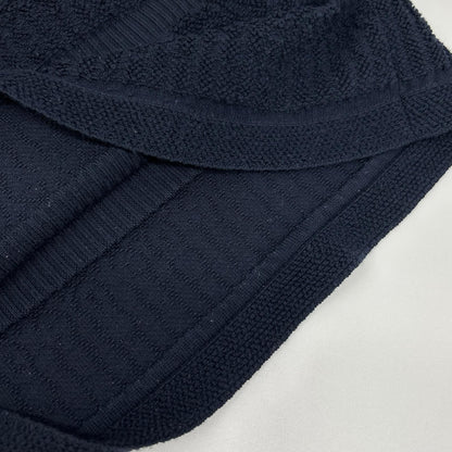 Chanel Navy Pile CC Logo Button Tosuri Bu Dress — view 9