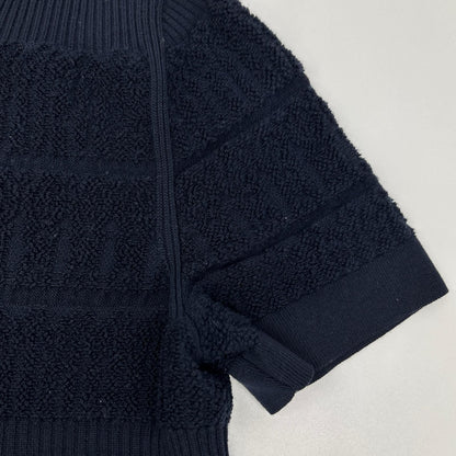 Chanel Navy Pile CC Logo Button Tosuri Bu Dress — view 5
