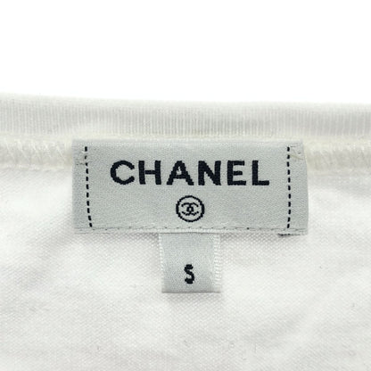 Chanel White Embroidery Shirt — view 4