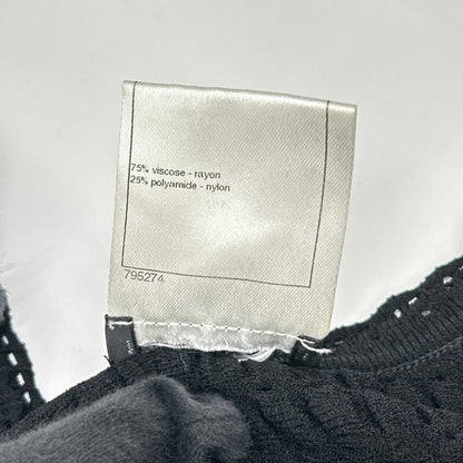 Chanel CC Buckle Sleeveless Knit Dress 42 — view 4