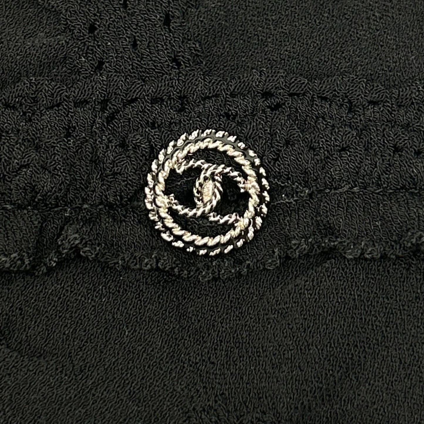 Chanel CC Buckle Sleeveless Knit Dress 42 — view 8