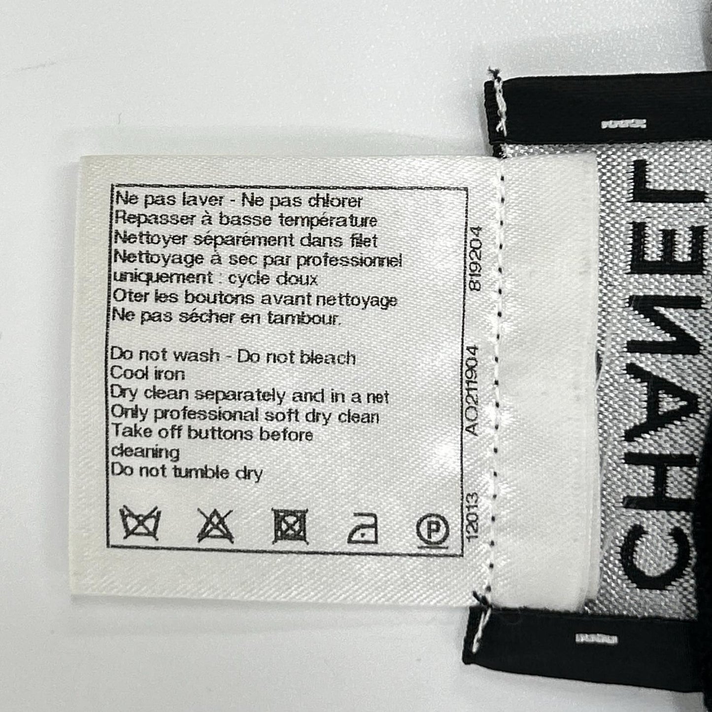 Chanel Linen Mixed Ruffle Knit Dress 42 — view 5