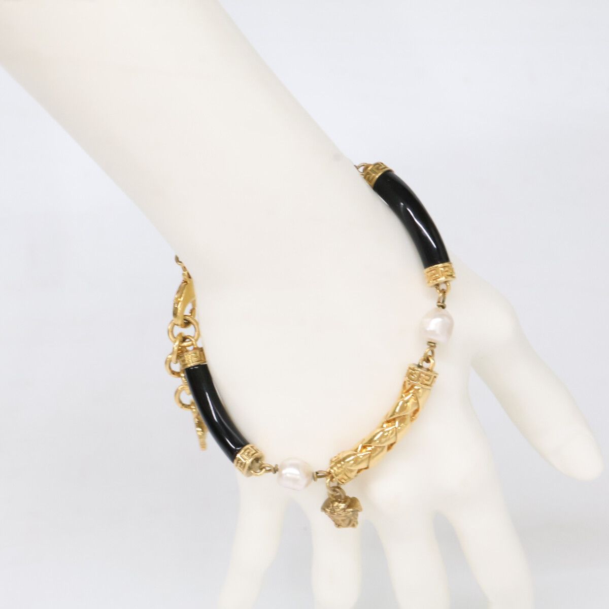 Versace Medue Saymite Shion Pearl Bracelet — view 7