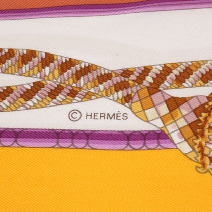 Hermes les Tambour Taiko Silk Scarf — view 4