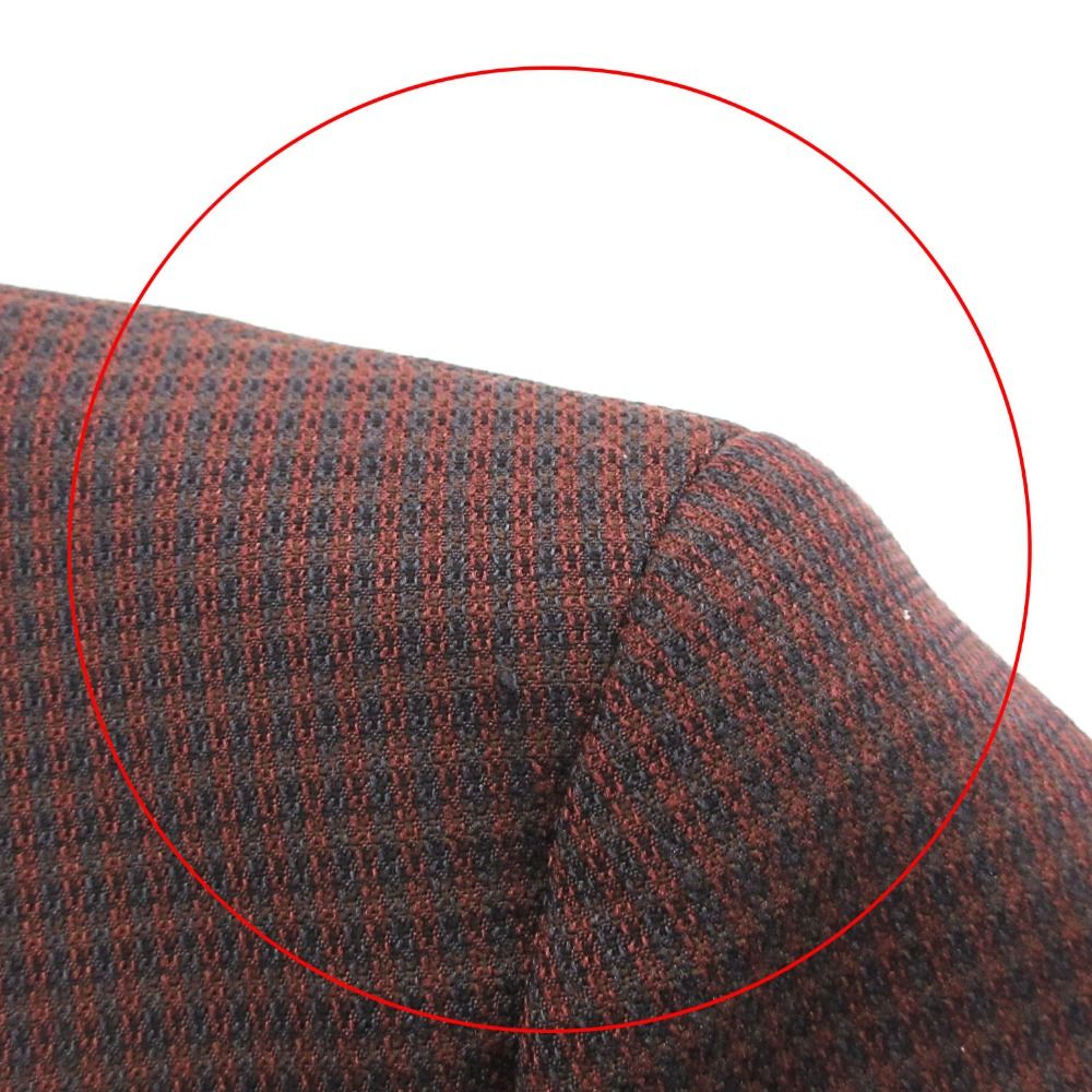 Prada Tailored Jacket Plaid Pattern Face Blazer Outer Brown — view 8