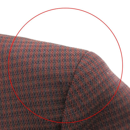Prada Tailored Jacket Plaid Pattern Face Blazer Outer Brown — view 8