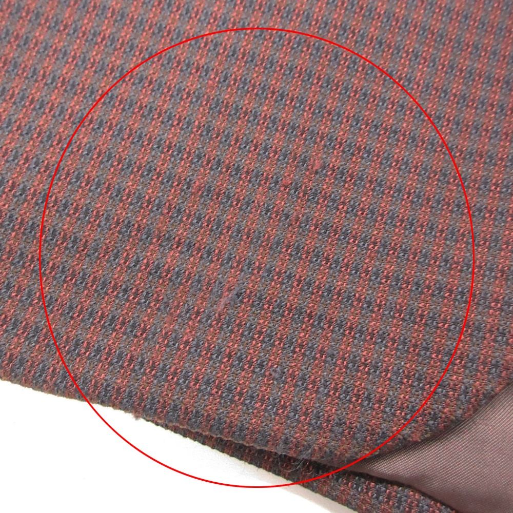 Prada Tailored Jacket Plaid Pattern Face Blazer Outer Brown — view 7